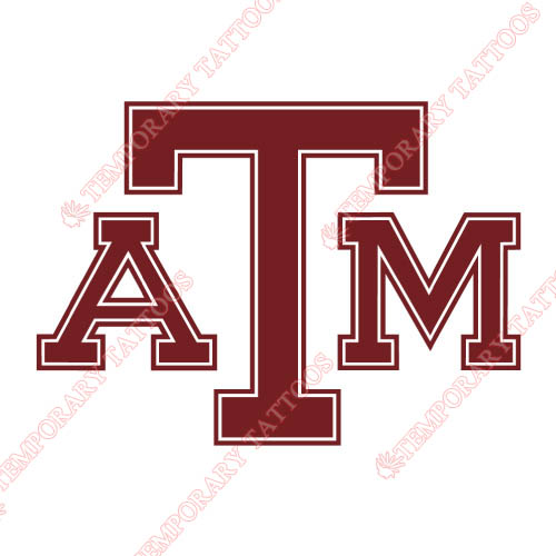 Texas A M Aggies Customize Temporary Tattoos Stickers NO.6492